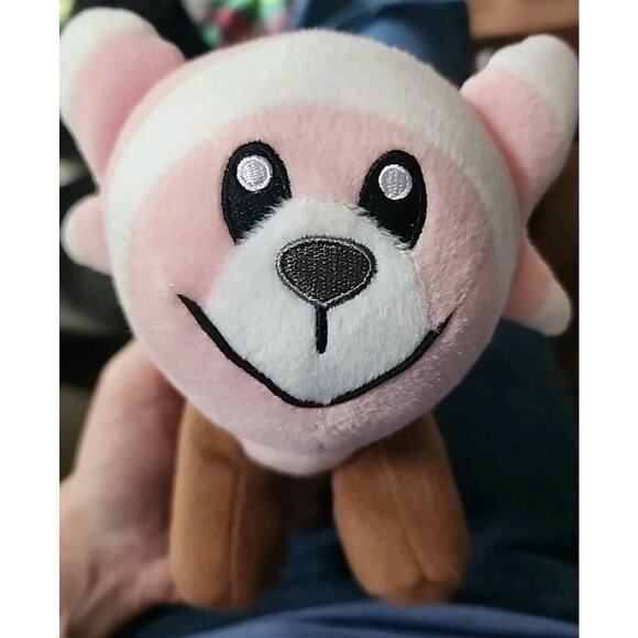 2018 Tomy Pokemon Nuikoguma Plush Pink Brown 7" Rare Nice Pocket Monster - Picture 1 of 6